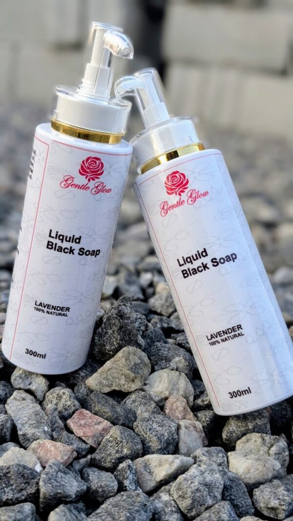 Lavender black soap